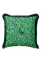 Floral Premium Spring Breeze Fringed Pillowcase-Cute Cat Boho Black Tassel Throw Pillow Cover - 2