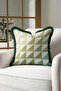 Decorative Mosaic Fringed Pillowcase with Geometric Design-Nordic Black Tassel Throw Pillow Cover - 4