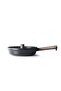 13 Piece Nonstick Cookware Set Kitchen Cooking Set, Pots and Pans Set, Dishwasher & Oven Safe, Induction Compatible, Free of Intentionally Added PFOA/PFOS, Black - 3