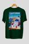Santorini Greece 3 Green Oversize Country City Back Printed Unisex T-Shirt 100% Cotton Premium