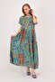 Women's Ethnic Pattern Loose Dress - 2