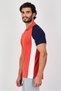 Men Slim Fit Short Sleeve Outdoor Polo Shirt, Red - 2