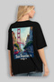San Francisco Usa Black Oversize Country City Back Printed Unisex T-Shirt 100% Cotton Premium - 4