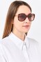 Women LO616S Butterfly Sunglasses, Marble Red - 2