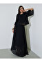 Black Pleated Blouse And Maxi Skirt Co-Ord Set - 3