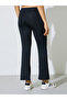 Black Solid Flared Leggings - 4