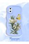 iPhone X Compatible Case Camera Protector Blue Silicone Couple Phone Case Butterfly Pattern - 2