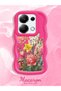 Poco M6 Pro 4g Compatible Case Camera Protector Red Silicone Couple Phone Case Floral Pattern - 2
