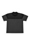 Melange Black Polo Collar Short Sleeve Wind T-Shirt M-L-Xl-2Xl - 4
