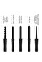 Curly Pro 5-in-1 Interchangeable Curling Wand Set with Ceramic Barrels, Professional Hair Curler, Fast Heating, Adjustable Temperature, Travel Case & Heat Resistant Glove – Black - 2