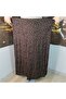 Elastic Waist 3-Layer Ruffle Viscose Fabric Skirt, Mevlana Long Cotton Skirt, Size 38-46 - 6