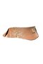 Maelis Brown Pleated Leather Obi Belt - 7