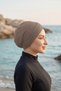 Three-Striped Crossed Sea Pool Swimmer Sports Cap - Ready-To-Wear Turban Hijab Swimsuit Outer Cap - 5