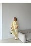 Women's Shirt with Stone Embroidery on Shoulders and Sleeves, Standard Pants Size Suit - 6