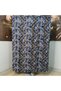 Elastic Waist, Vibrant Colored Patterned Viscose Printed Fabric Maxi Skirt, Prayer Skirt, Size 38, 100 kg - 8