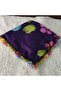 Handmade Needlework Writing, Scarf, Yemeni, Mevlit Cover, Head Cover, 4 Sides Embroidered, 100% Cotton, 100*100cm - 5