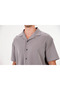 Apaj Collar Short Sleeve Men's Shirt - 5