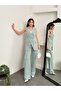 Women's Sleeveless Double-Breasted Blazer Vest Wide-Leg Pants Set