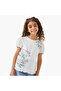Pack of 2 Round Neck Short Sleeves T-shirt with Floral Print - 2