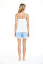Women's 100% Cotton Strap Shorts Set - 7
