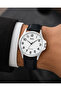 Men's Wristwatch with Black Leather Strap, Casual and Classic Design, Gift Boxed, 2-Year Mechanical Warranty - 3