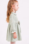 Girl's Special Occasion Dress Stylish 100% Cotton Long Sleeve Seasonal Dress - 4