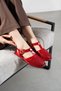 Willow Women's Genuine Leather Laser Cut T-Strap Comfortable Sandals - 4