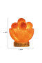 Himalayan Salt Fire Bowl Lamp with Crystal Balls - 2
