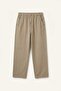 Baggy Fit Elastic Waist Light Brown Trousers H5888Ax26Au