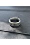 Nordic Runic Alphabet Design 316L Stainless & Tarnish Resistant Numbered Pure Steel Ring - 6