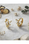 Butterfly Detailed Thin Hoop Earrings - 3