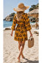 Trendy Ethnic Pattern Woven Viscose Belted Kimono - 2
