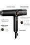 High-Speed Ionic Hair Dryer 2000W | 130,000 RPM Brushless Motor | LED Display | 360° Magnetic Nozzle & Diffuser | Black - 6