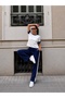 Women's Soft Textured Crew Neck Sweatshirt Set - 5