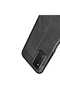 Galaxy A03S Case Leather Look Silicone with Camera Protection Ultimate Protection Brsa - 3