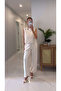 Fiokse Beige Vest and Pants Set - 7
