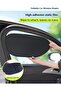 Foldable Car Window Shades – 2 Pack for Driver & Passenger Side | Blackout Static Cling | Blocks UVA/UVB & Glare | Easy On/Off | for Daily Driving & Travel - 3