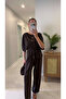 Yedwy Acı Kahve Casual Blouse and Pants Set - 2