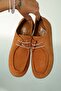 Casper Women's Lace-Up Genuine Suede Leather Casual Shoes Brown - 3