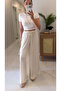 Riva Stone Waist Tie Pants - 3