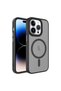 iPhone 14 Pro Case Magsafe Supported Camera Raised Matte Anti-Fingerprint Silicone Tgco