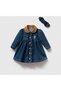 Baby Girl 9-24 Months Buttoned Bandana Denim Dress