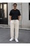 Men's Raw Linen Premium Quality Baggy Pants (No Showing Seams Inside) - 3