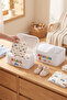 3-Piece White Children's Room Suitcase Organizer Set Travel Bag Organizer Set - 4