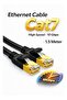كابل إيثرنت Cat7 عالي السرعة 10 جيجابت في الثانية RJ45 LAN متوافق مع PS5 PS4 Xbox PC Laptop Router - 1.5 متر