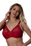 # Lace Bra Quality Stretchy Fabric Stylish Comfortable Polyamid Burgundy Lace Gathering Bra