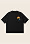 Palm Angels I Love Pa Printed Oversize Boxy Cut Unisex 100% Cotton Tshirt |   Streetwear - 2