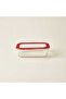 Kitchen Borosilicate Glass Storage Container with Locking Lid - Transparent / Red - 1520 ml