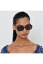 Women Blue Lens 50 mm Rectangle Sunglasses | 30S-000240-0402 - 5