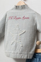 Girl's Star Detailed Striped Jacket and Wide Leg Jeans 3-Piece Set 9104 Spr - 5